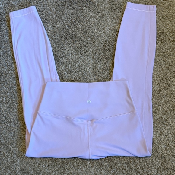 Lululemon Peony Pink 25” HR Align leggings sz 8 - Picture 1 of 6